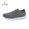 Damen Superleichte orthopädische Slip On Kristall Wanderschuhe (Versandkostenfrei ab 2 Paaren)