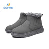 Herren Winter Kurze Warme Schneestiefel im einfachen Stil W095