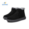 Herren Winter Kurze Warme Schneestiefel im einfachen Stil W095
