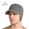 Winter-Fleece-Strickmütze für Herren