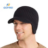 Winter-Fleece-Strickmütze für Herren