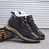Lässige Herrenschuhe aus Leder mit guter Fußgewölbeunterstützung und rutschfester, atmungsaktiver Outdoor-Wanderschuhe-W089
