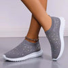 Damen Superleichte orthopädische Slip On Kristall Wanderschuhe (Versandkostenfrei ab 2 Paaren)