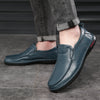 Lässige Slip-On-Lederschuhe mit weicher Sohle für Herren W122