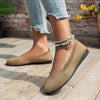 Gofrei™ Geflochtene Damen-Flachschuhe, bequem, atmungsaktiv-aqy