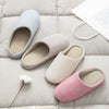 Unisex Winter Indoor Soft Sole Mute Rutschfeste Baumwollhausschuhe