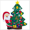 DIY-Beleuchteter Filz-Weihnachtsbaum-Set mit Schneemann-Adventskalender