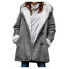🎁Neujahrsverkauf 2025!❄️Warme Wintermäntel für Damen - Fleecegefütterte Jacken mit Knöpfen und Kapuze-(BC75)