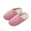 Unisex Winter Indoor Soft Sole Mute Rutschfeste Baumwollhausschuhe